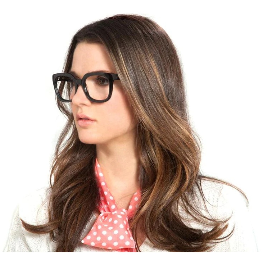 Vint & York “Ritzy” Eyeglass Frames Dark Brown Tortoise & Turquoise Blue - Picture 7 of 16